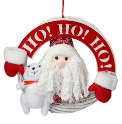 Панно на стену Дед Мороз 35х35см SYBYWWA-542120