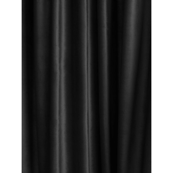 Ткань портьерная бархат MJ S 802-62 PB черный 300 см
