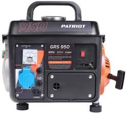 Генератор бензиновый Patriot GRS 950 800/650Вт 220В ручной стартер