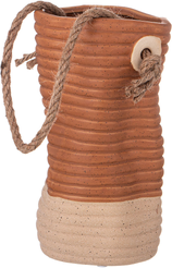 Ваза-сумка Bronco керамика коричневый 22,5см