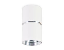 Светильник точечный накладной Ambrella light TN213115 WH/CH белый/хром GU10
