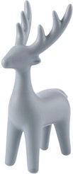 Фигурка керамическая Олень 25см, серый, SYTCC-3823161