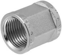 Муфта латунная шестигранная 1/2"