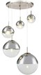 Подвес Glass TL1203H-05CH Toplight 5хЕ27