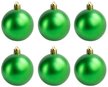 Набор шаров 6шт 6см зелёный SYQA-0122270 Набор шаров 6шт 6см зелёный SYQA-0122270