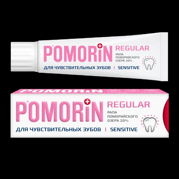 Паста зубная Pomorin regular 100мл Для чувствительных зубов