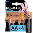 Батарейка алкалиновая Duracell Ultra Power АА/LR6 4шт