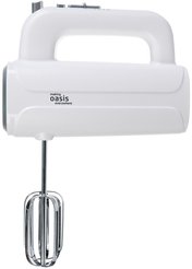 Миксер электрический Oasis MH-50W 500Вт 5 скоростей, белый