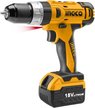 Шуруповерт аккумуляторный ударный INGCO CIDLI228180 Li-Ion,30Нм,18В,2х1,5Ач