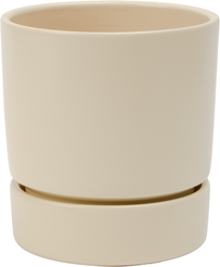 Горшок керамический Берген d12см h12,5см v0,9л, бежевый