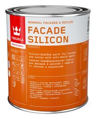 Краска фасадная Tikkurila/Tikkivala Facade Silicon глубокоматовая база А 0,9л