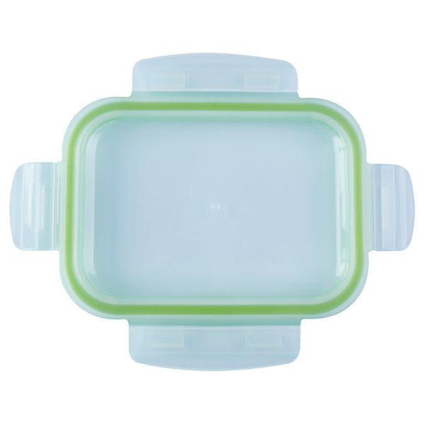 Контейнер Appetite 640мл стекло, крышка пластик, прямоуг., зеленый