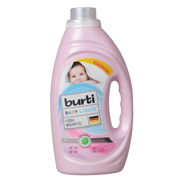 Средство жидкое для стрики детское Burti Liquid Baby ЭКО 1,45л