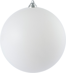 Шар 20см, белый, матовый, SYQA-0123310-4