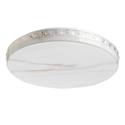 Люстра Ривз 2х48Вт LED, пульт, металл, акрил, белый