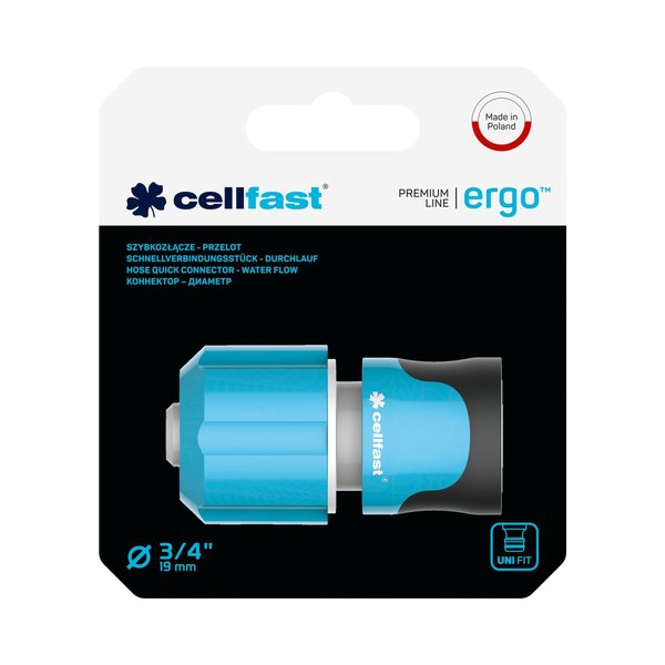 Коннектор для шланга Cellfast ERGO 3/4"