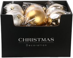 Шар 14см, золото, SYQA-0125033