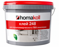 Клей Homakoll 248 для полукоммерческого линолеума 4кг
