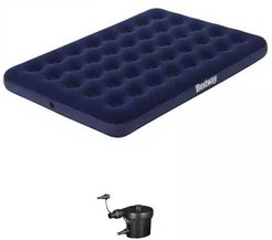 Матрас надувной 191х137х22см электронасос 67287