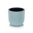 Кашпо пластиковое Linea d13,5см h11,9см v1,1л серо-голубой