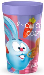Стакан детский Смешарики 380мл полипропилен, сиреневый