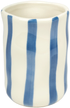 Стакан для зубных щеток Zenfort Ривьера, керамика, синяя полоска