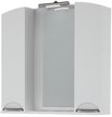 Шкаф-зеркало Gracia New 85х80 белый