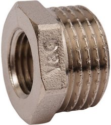Футорка латунная V&G 1/2"х1/4" наружная-внутренняя резьба