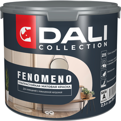 Краска для стен и потолков суперстойкая DALI COLLECTION FENOMENO матовая База С (2,5л)