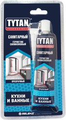 Герметик силиконовый санитарный TYTAN Professional прозрачный (85мл)
