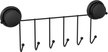 Планка с 6 крючками на присоске FORA GRAFIT 