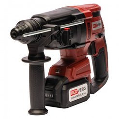 Перфоратор аккумуляторный бесщеточный RedVerg RD-RH18-24BLK/U Li-Ion 18.0В 2.2Дж