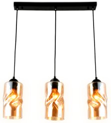 Подвес Ambrella light TR3556/3 BK/TI черный/янтарь 3хE27