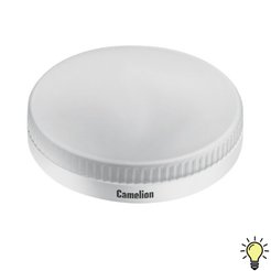 Лампа светодиодная Camelion LED GX53 3000K 9Вт 220В теплый свет