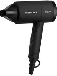 Фен для волос Brayer BR3040 1400Вт 2 скорости складная ручка