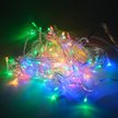 Электрогирлянда внешняя Бахрома 2х0,6м 100LED IP44, мультиколор, контролер, с коннектором, прозрачный кабель