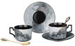 Набор чайный Lefard Moon art 6 предметов, на 2персоны 250мл, фарфор, нерж.сталь