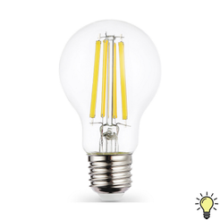 Лампа светодиодная Filament 602013 LED A60 20W IC E27 Груша 2700K 220-240V
