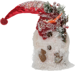Фигура Снеговик в красном колпаке 25х13х7см, SYXRWWA-4725073