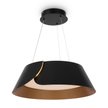 Светильник подвесной Freya Portal LED 65Вт, D50см H120см, черный с золотом