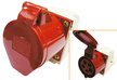 Розетка 124 стационарная TDM 3Р+РЕ 32А 380В IP44