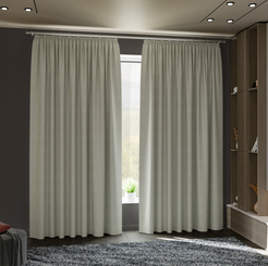 Штора готовая Nola блекаут бежевая 150х280см