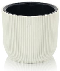 Кашпо пластиковое Linea d21,3см h18,6см v4,6л слоновая кость
