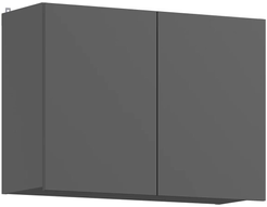 Шкаф навесной Леон 80х58,5х30,5см ЛНП-80 Диамант серый
