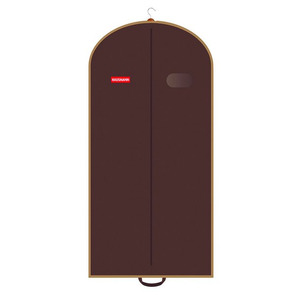 Чехол-сумка д/одежды Hausmann Monocolor 60х140х10см ПВХ коричневый