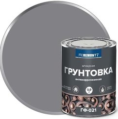 Грунт антикоррозионный ГФ-021 PROREMONTT серый (0,9кг)