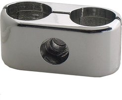 Соединитель 2-х труб параллельно хром