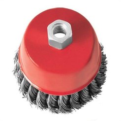 Щетка для УШМ чашечная из крученой проволоки Remocolor 125мм