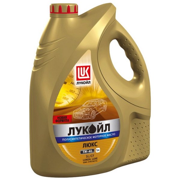 Масло моторное Лукойл Люкс 5W-40 полусинтетическое 5л