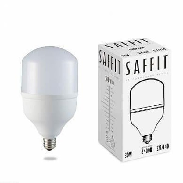 Лампа светодиодная SAFFIT 70Вт Е27-Е40 4000К свет нейтральный белый
